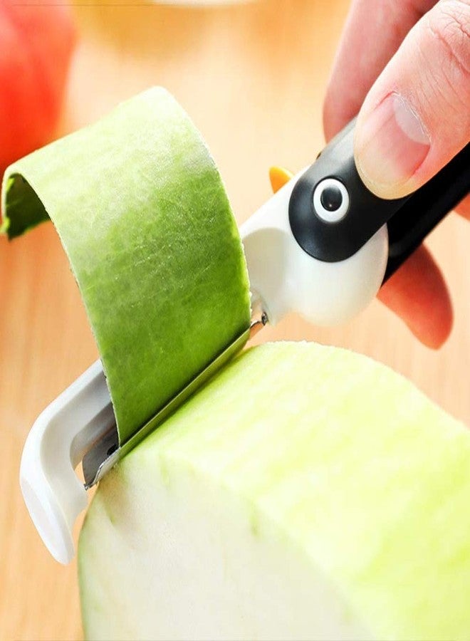 OZS Potato Carrot Peeler Foldable Penguin Shaped Fruit Vegetable Peelers for Kitchen - Image 3